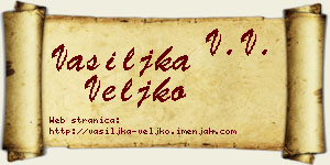 Vasiljka Veljko vizit kartica
